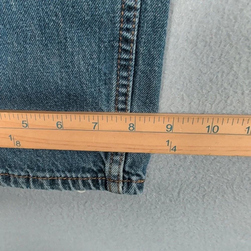Levi's 514 Jeans Mens 34x32 Blue Straight Fit Denim Workwear Casual Everyday